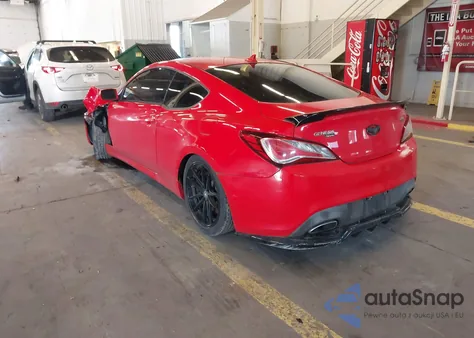 2013 Hyundai Genesis 2.0T R-Spec from USA, damaged, VIN KMHHT6KD8DU112892